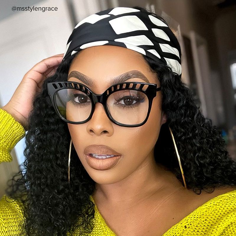 Francisco Square Black Glasses | ZEELOOL Canada5