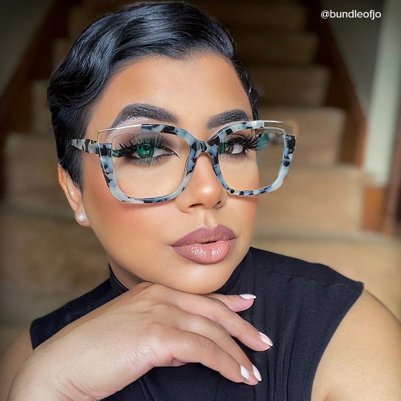 Dortch Square Light-Tortoise Frame Glasses | Zeelool9