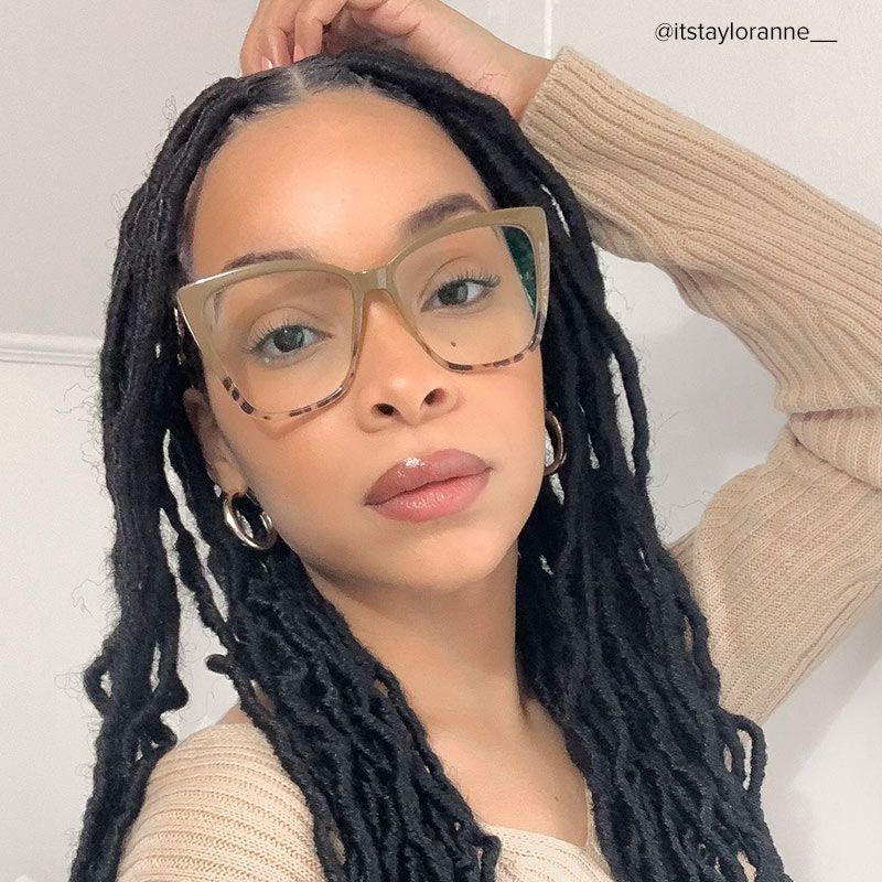 Awilda Cateye Brown Glasses