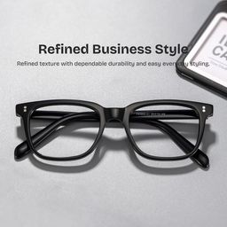 Lamont Rectangle Black Glasses0