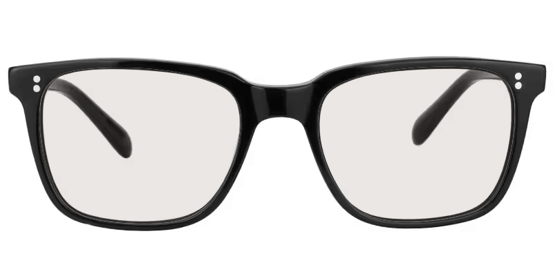 Lamont Rectangle Black Glasses1