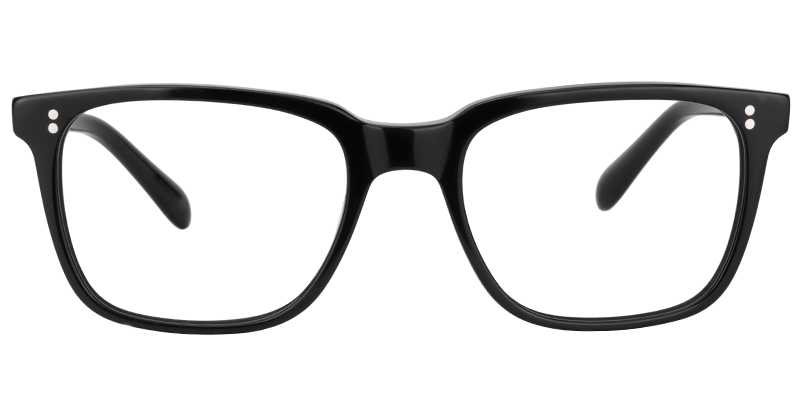 Lamont Rectangle Black Eyeglasses and Glasses Frames2