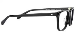 Lamont Rectangle Black Glasses6