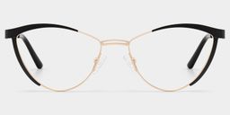 Sydney Cat Eye Black Glasses1