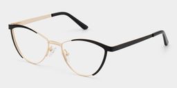 Sydney Cat Eye Black Glasses3