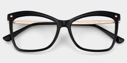 Isaebella Butterfly Black Glasses1