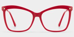 Isaebella Butterfly Red Glasses0