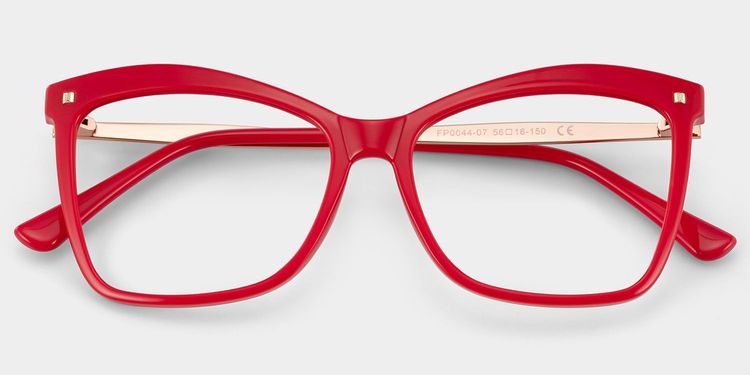 Isaebella Butterfly Red Glasses