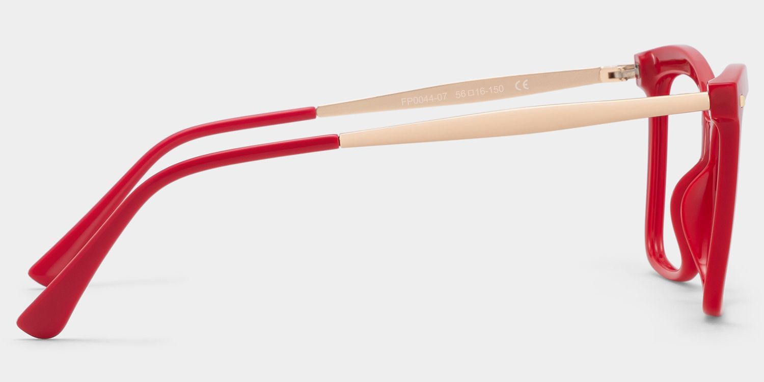 Isaebella Butterfly Red Eyeglasses and Thin Frames3