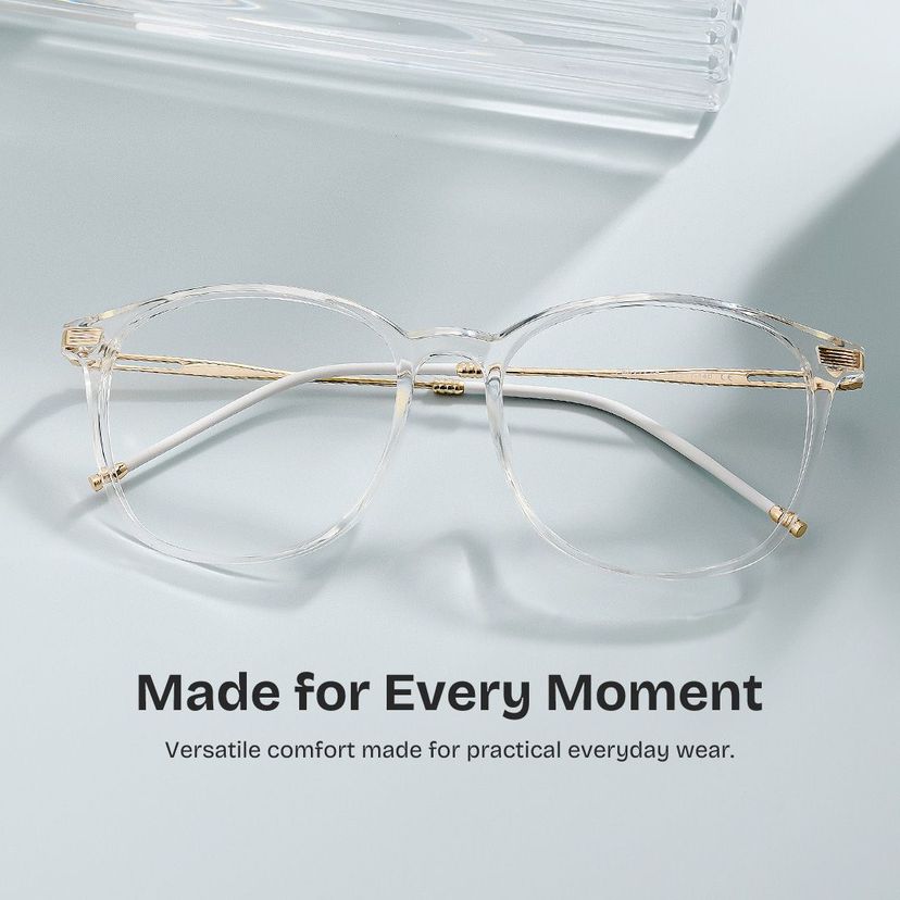 Greene Clear Square Glasses