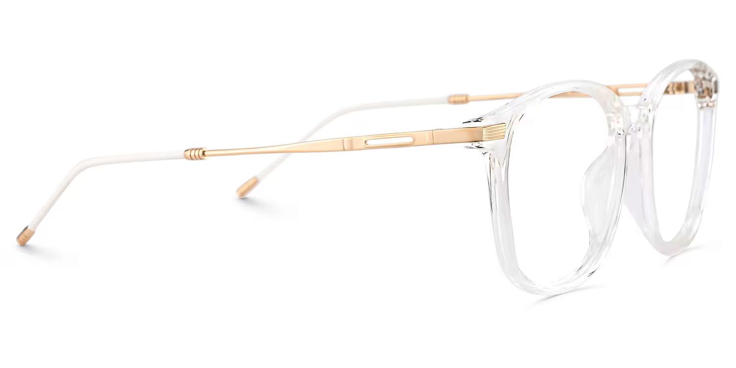 Clear Greene Square Eyeglasses and Glasses Frames4