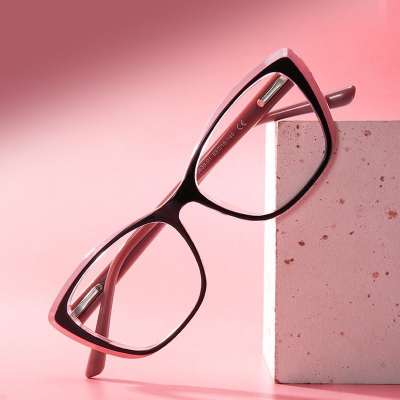 Fidelia Cat Eye Black Glasses