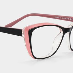 Fidelia Cat Eye Black Glasses5
