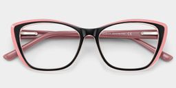 Fidelia Cat Eye Black Glasses2