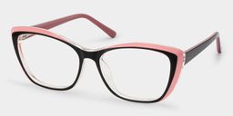 Fidelia Cat Eye Black Glasses3