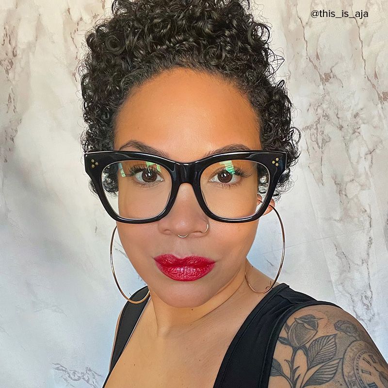 Gordon Rectangle Black Glasses