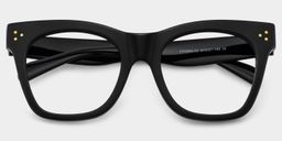Gordon Rectangle Black Glasses1