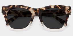 Tandy Light-Tortoise Square Sunglasses1
