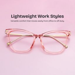 Hilary Butterfly Pink Glasses0
