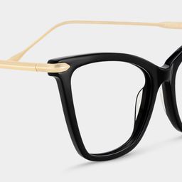 Hilary Butterfly Black Glasses5