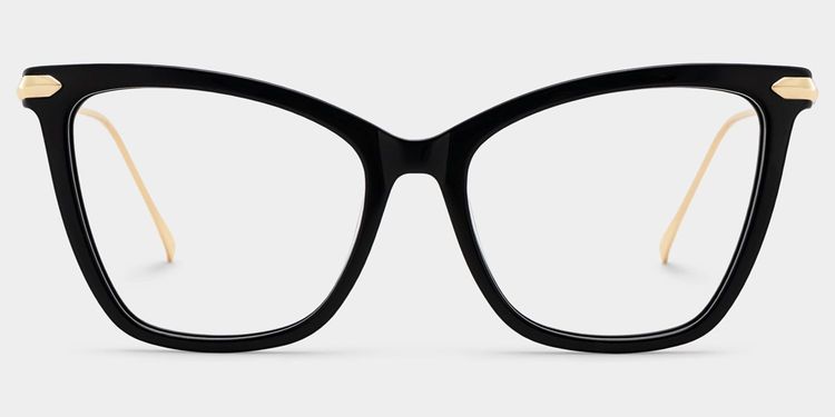 Hilary Butterfly Black Glasses
