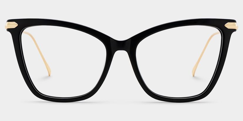 Hilary Black Butterfly Glasses