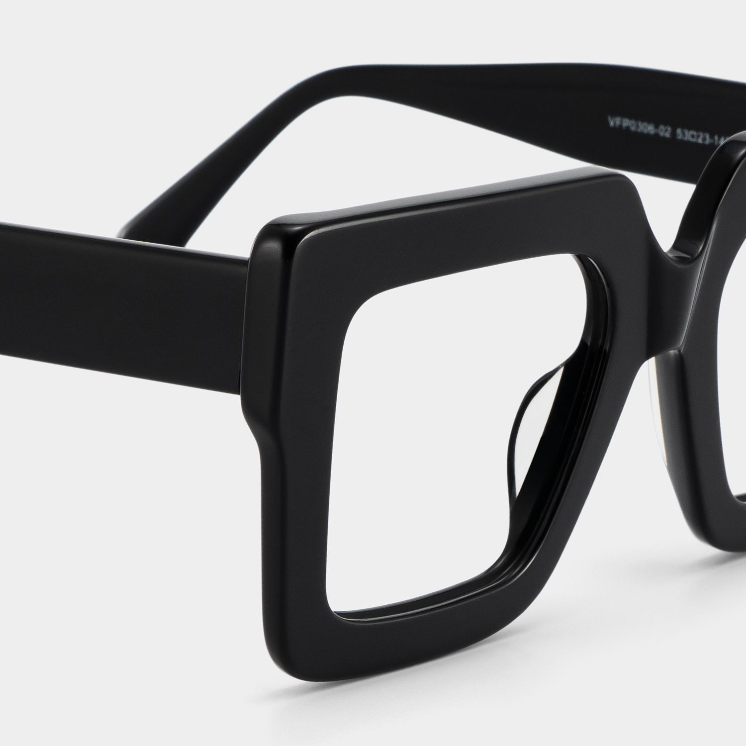 Brandon Square Black Frames and Prescription Glasses | ZEELOOL5