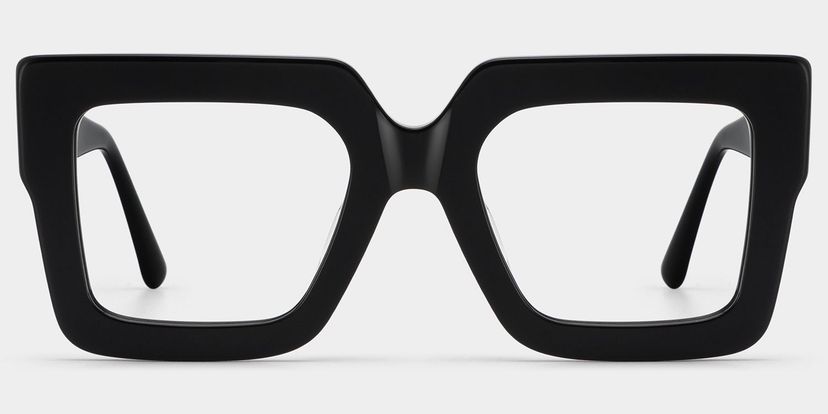 Brandon Square Black Glasses