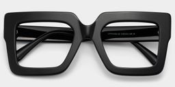 Brandon Square Black Glasses2