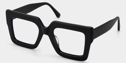 Brandon Square Black Glasses3