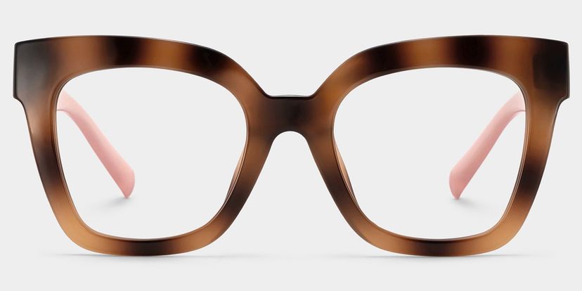 Malcolm Square Burnt Umber Glasses