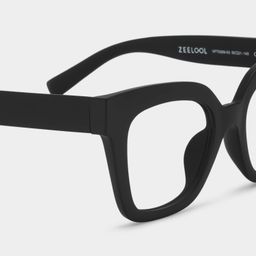Malcolm Square Black Glasses5