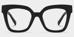 Malcolm Square Black Glasses1