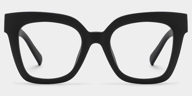 Malcolm Square Black Glasses