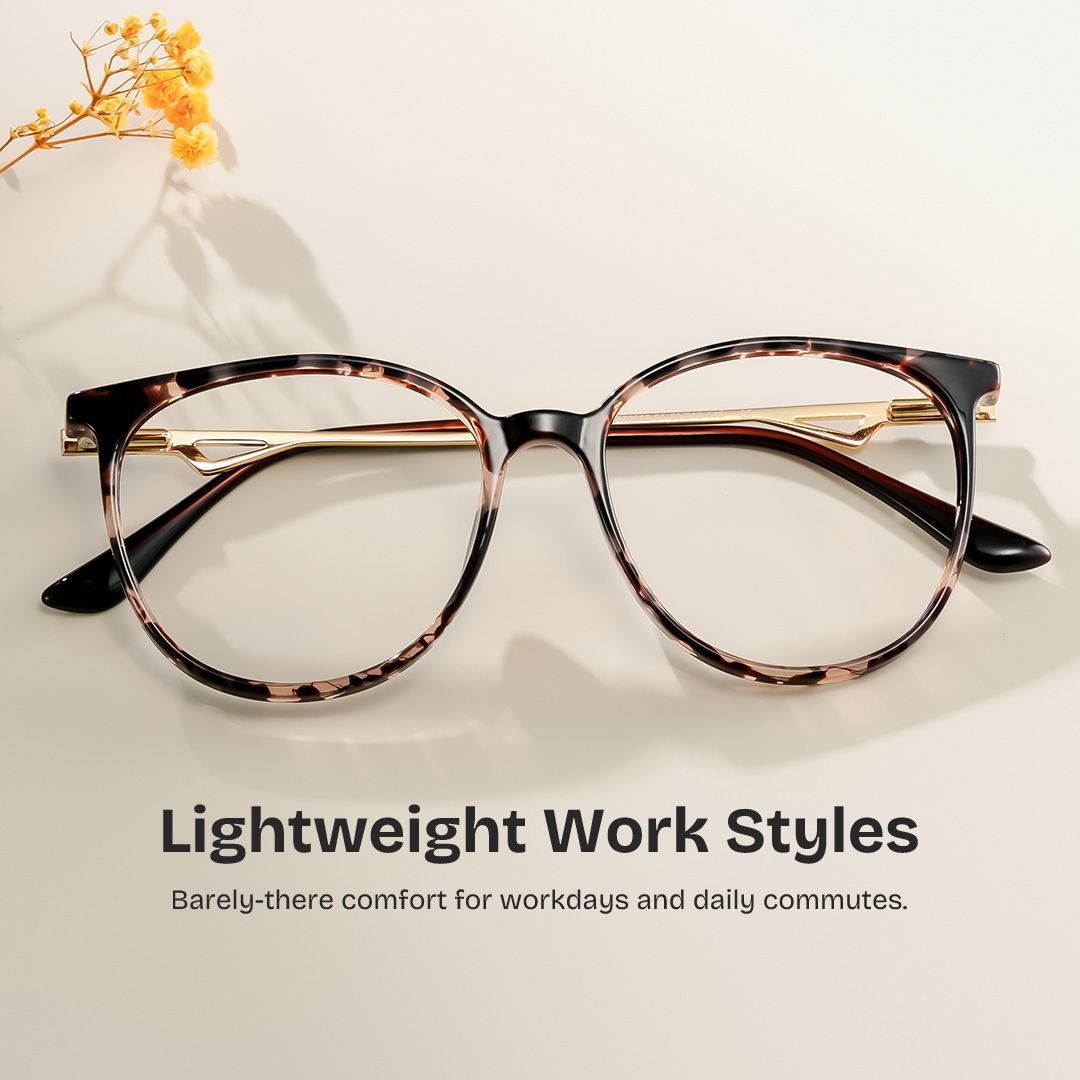 Chanty Round Tortoise Glasses, Circle Style Frames | ZEELOOL0