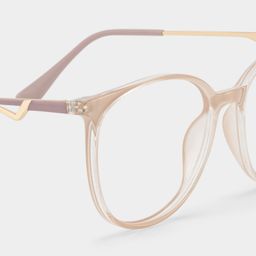Chanty Round Pink Glasses5