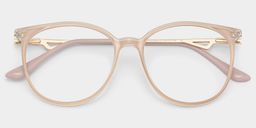 Chanty Round Pink Glasses2