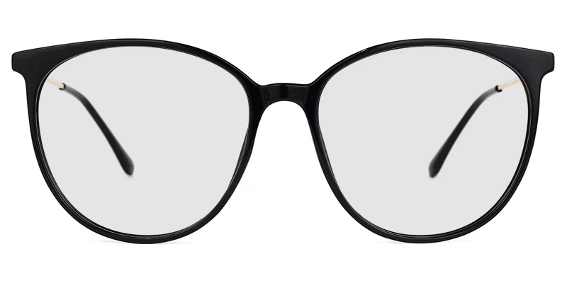 Chanty Round Black Glasses0
