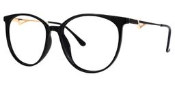 Chanty Round Black Glasses2