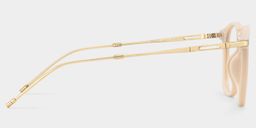 Greene Beige Square Glasses3