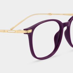 Greene Purple Square Glasses4