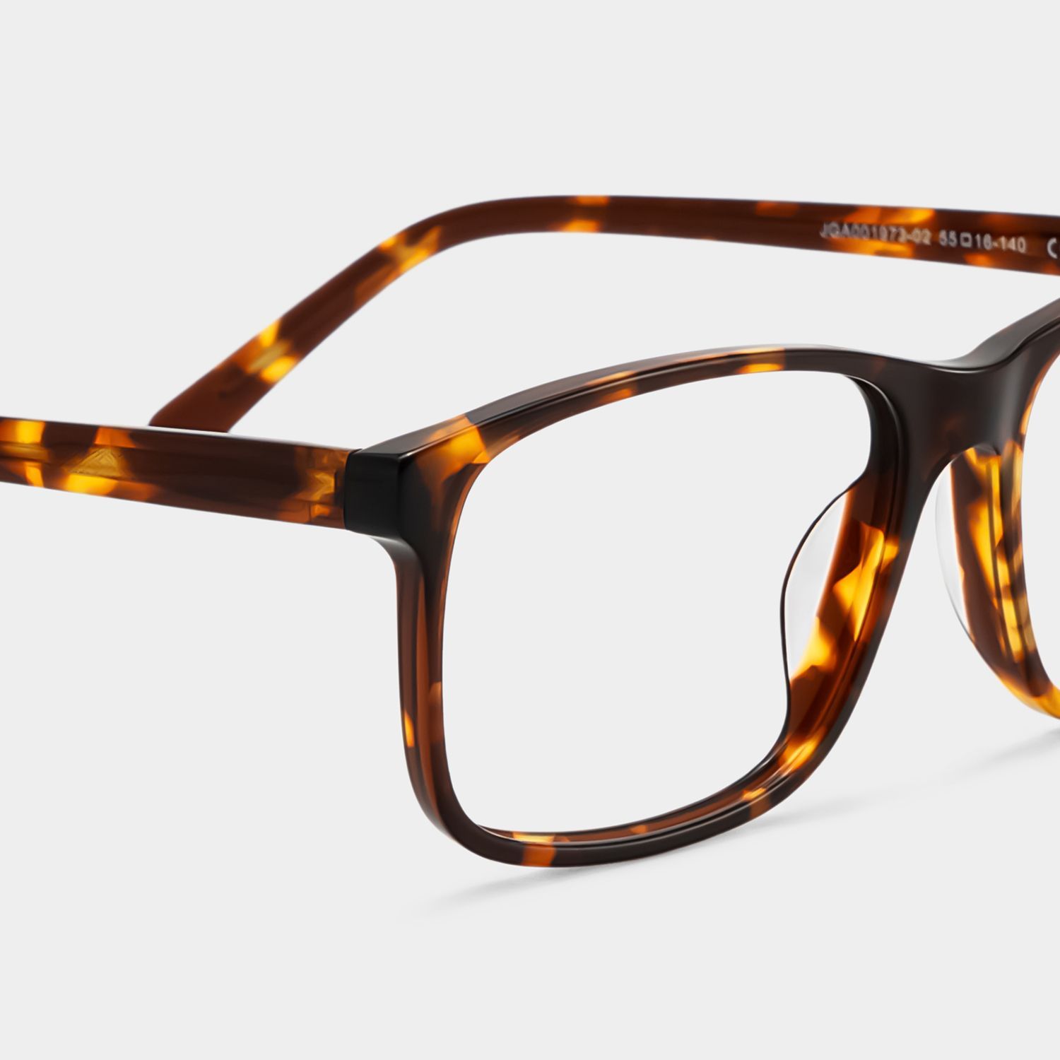 Connie Brown Rectangle Acetate Frame Glasses for Men | ZEELOOL5