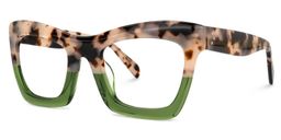 Benitez Square Two-Tone Glasses2