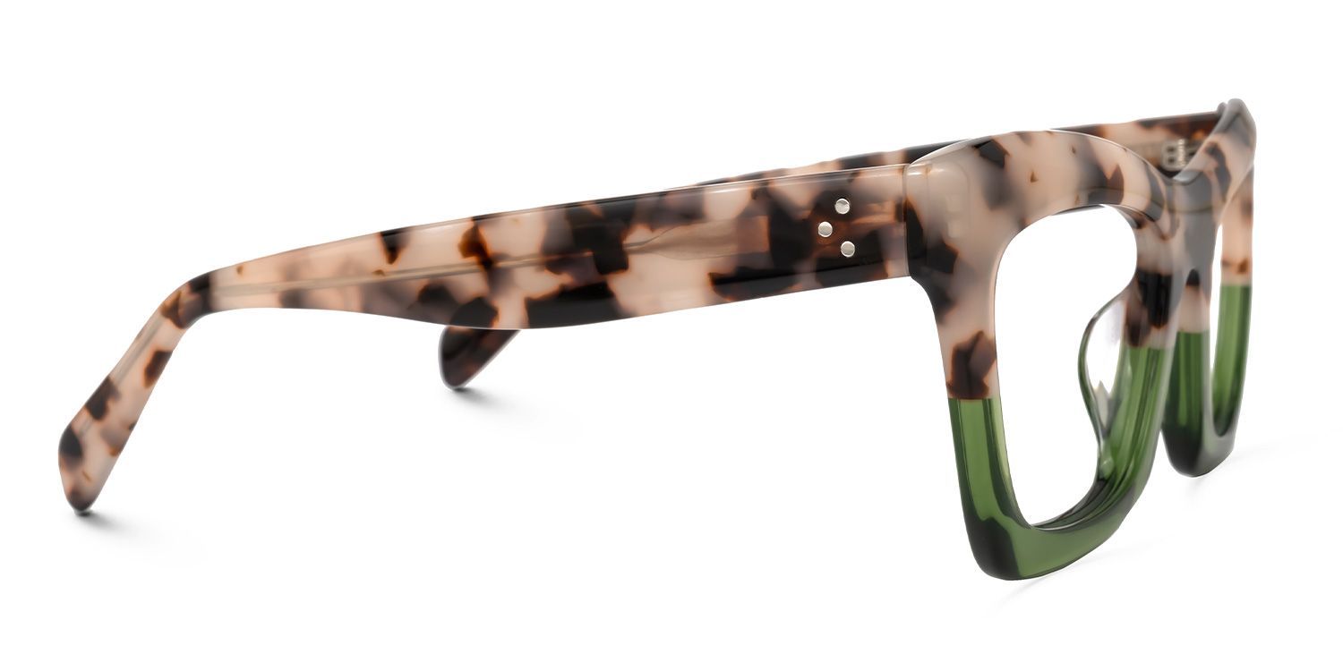Benitez Square Two-Tone Frame & Prescription Eyeglasses | ZEELOOL3