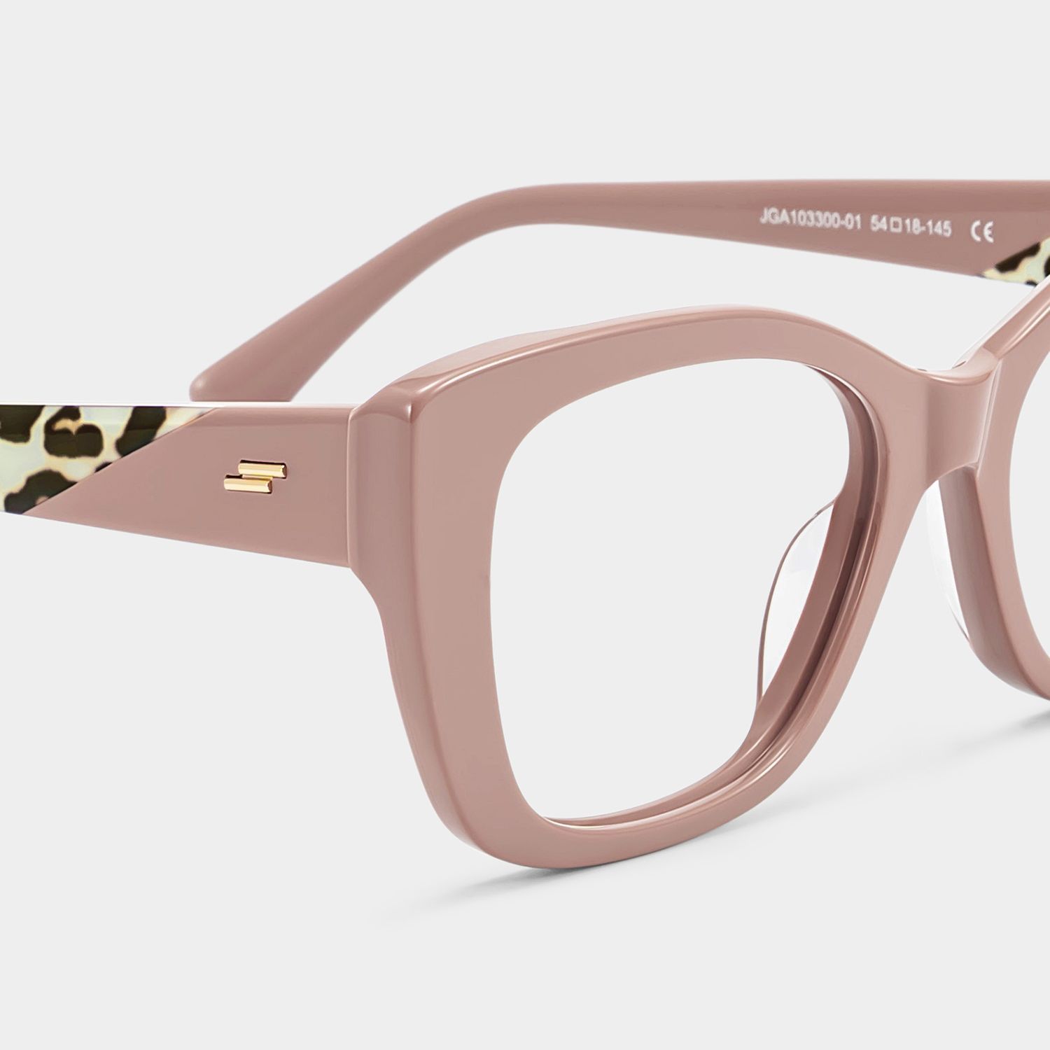 Lillian Beige Cat-Eye Glasses | ZEELOOL5