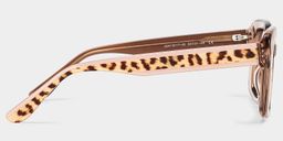 Natalie Beige Square Glasses4
