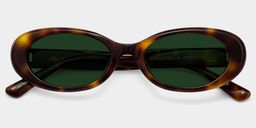 The 90s Tortoise Oval Sunglasses1