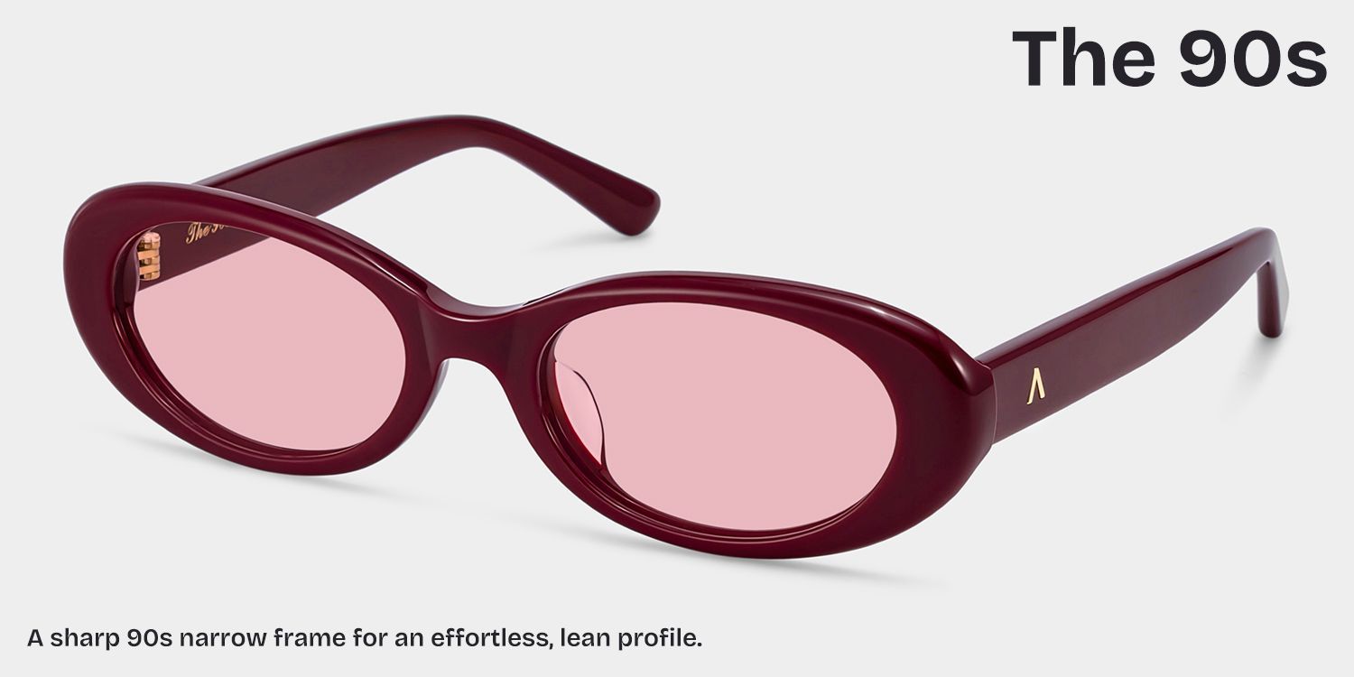 ZEELOOL x Aimee Song The 90s Red Oval Glasses2
