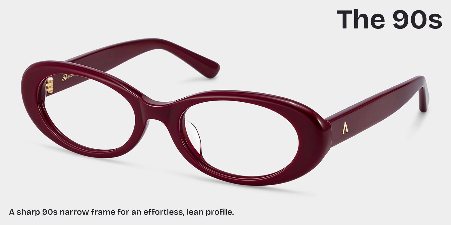 ZEELOOL x Aimee Song The 90s Red Oval Glasses3