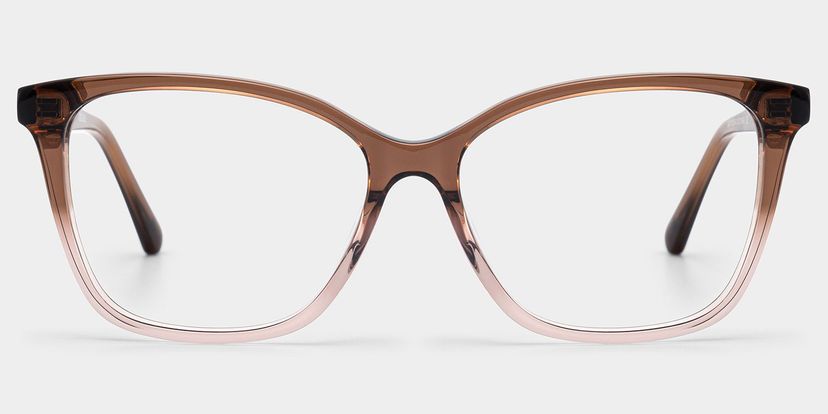 Finnian Square Brown Glasses